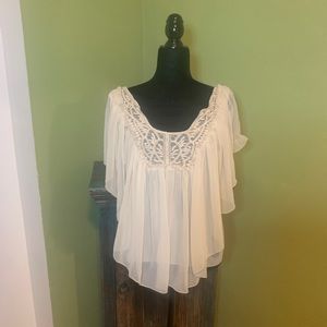 Moda International Crochet Blouse